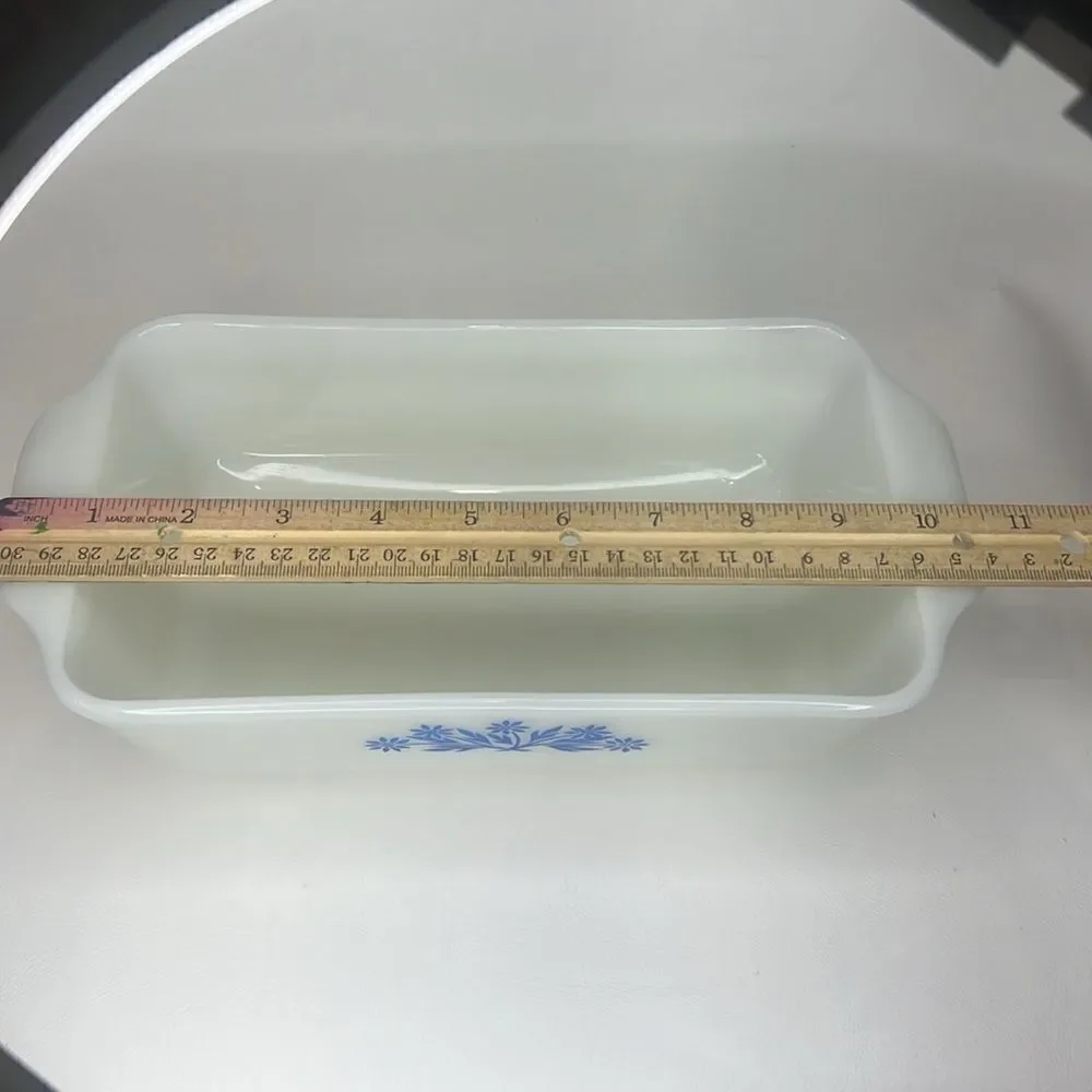 Anchor Hocking Fire King 1 qt Loaf Pan Casserole 441 Oven Proof Vintage Blue